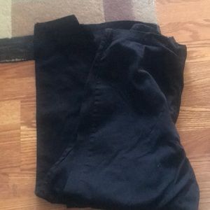 Black maternity dress pants